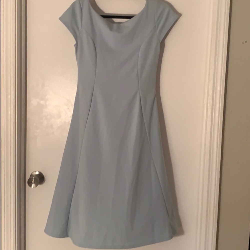 Baby blue dress